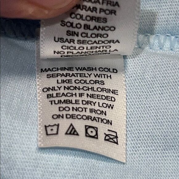 WEST COAST CHOPPERS Vintage Baby Blue Juniors/Youth Baby Doll T Shirt-NWT! - Picture 9 of 10